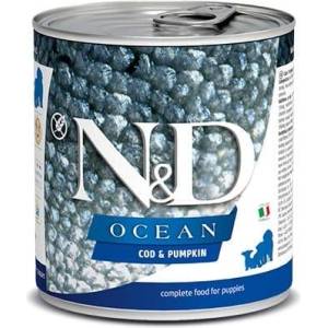 FARMINA КОНСЕРВА N&D DOG OCEAN COD & PUMPKIN PUPPY 285g (L4-85026)