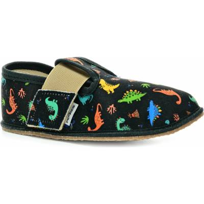Pegres BF01 Dinoo Black barefoot papuče