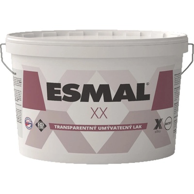 ESMAL XX umývateľný transparentný lak matného vzhľadu 1kg