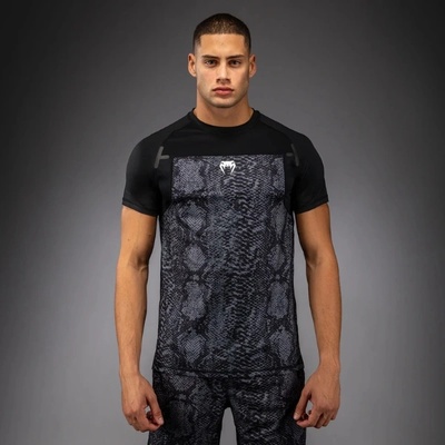 VENUM Тениска Venum G-Fit Scales Dry-Tech T-Shirt - Black/ Charcoal Grey - S