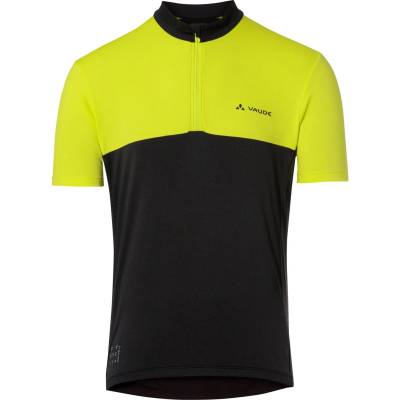 Vaude Мъжка фланелка с къс ръкав за колоездене Vaude Matera Half Zip Tricot Cycling jersey - Bright Green - размер XL (056-2858-0414)