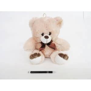 DEEF Mis beige with brown bow medium 03446 DEEF
