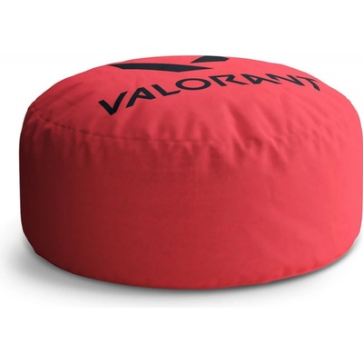 Sablio Taburet Circle VALORANT Red: 40x50 cm