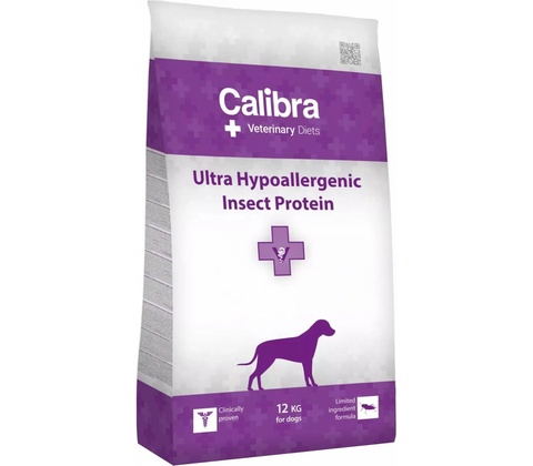 Calibra Veterinary Diets Dog Ultra Hypoallergenic Insect Protein 12 kg
