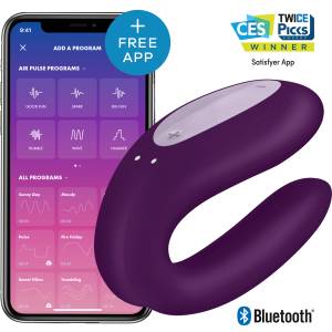 Satisfyer Double Joy Violet