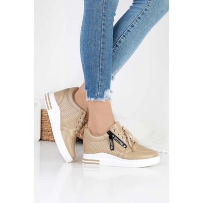 Timelook fashion tenisky na klínku AB887KH
