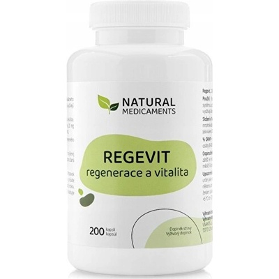 Přírodní léky Regevit 200 kapslí