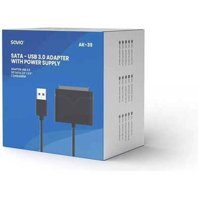 SAVIO AK-39 Адаптер от USB към SATA 2, 5" (AK-39) (AK-39)