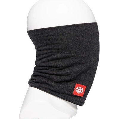 686 DOUBLE LAYER MERINO FACE WARMER Black Heather