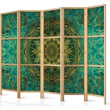 Fabulo 5-dielny Zlatá mandala 172 x 225 cm potlač na jednej strane paravánu