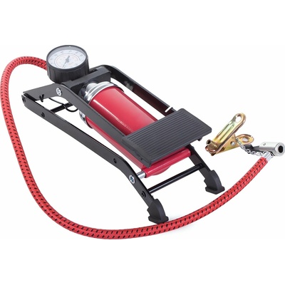 Iso Trade Nožní pumpa s manometrem + koncovky – Sleviste.cz