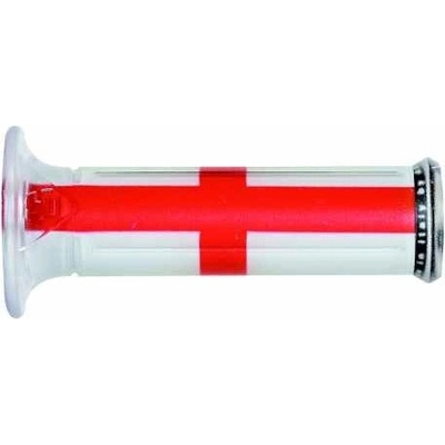 HARRIS gripy 01684-SG (120 mm/22 mm) bez otvoru barva bílá/červená