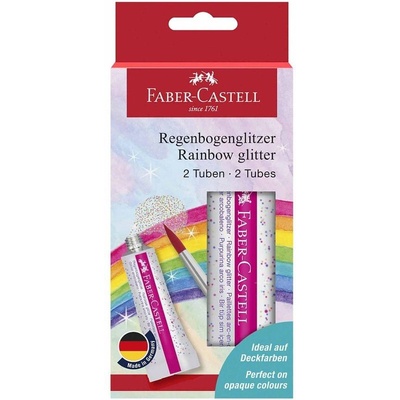 Faber-Castell Течен брокат Glitter Rainbow, 12 ml, 2 броя бл (1025160039)