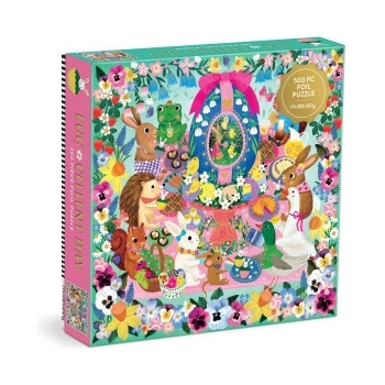 Mudpuppy Egg cellent day 500pc foil family puzzle | mudpuppy