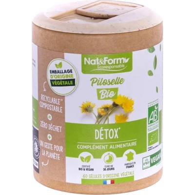 Nat&Form Екстракт от миши уши, 60 капсули, Nat&Form (010191 (PILO_60E))