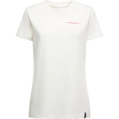 La Sportiva Дамска тениска La Sportiva Women's Climbing Days T-shirt - Chalk / Azalea (916-6419-0212)