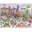 Galison - Puzzle Michael Storrings: Christmas Market - 1 000 piese