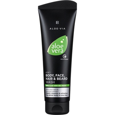 LR Aloe Vera 4v1 šampon na tělo obličej vlasy a vousy 250 ml