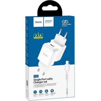 Image 1 of hoco. Зарядно 220V HOCO N2 / 2.1A + Micro USB (365473)
