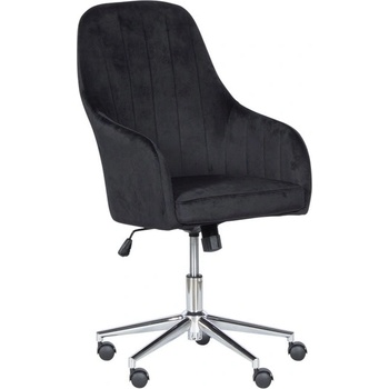 Bittel Офис кресло Carmen 2016, до 100кг, дамаска, хромирана база, Tilt tension механизъм, люлеещ механизъм, газов амортисьор, черно (bt-3520369_2)