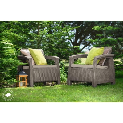 Keter Corfu Duo cappuccino set kresiel 2 ks
