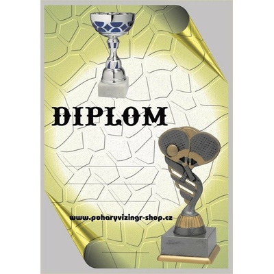 VIZINGR Squash diplom A4 č.10