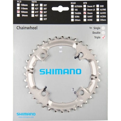 převodník 36z Shimano Deore FC-M532 3x9 4 díry 31225 – Hledejceny.cz