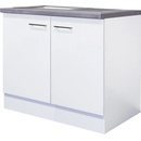 Flex-Well Kuchynská skrinka Joelina pod drez, vr. drezu, 100 x 86 x 57,1 cm