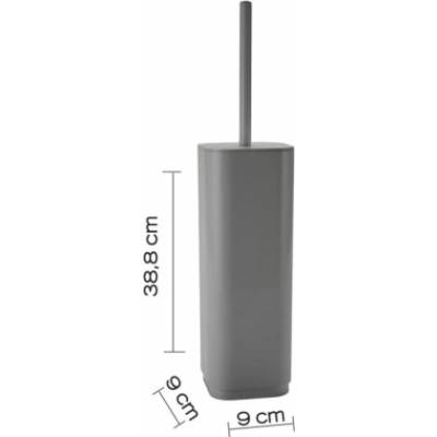 Gedy Toaletní kartáč SEVENTY 633408 šedý
