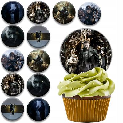 OBLÁTKA NA MUFFINY OBLÁTKA RESIDENT EVIL VILLAGE HRA SADA 12KS