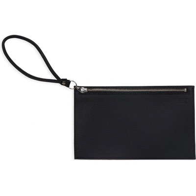 Kabelka Clutch čierno-strieborná
