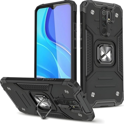 Wozinsky Калъф Wozinsky Ring armor за Xiaomi Redmi Note 9/Redmi 10X 4G - Черен KP10499 (10499)