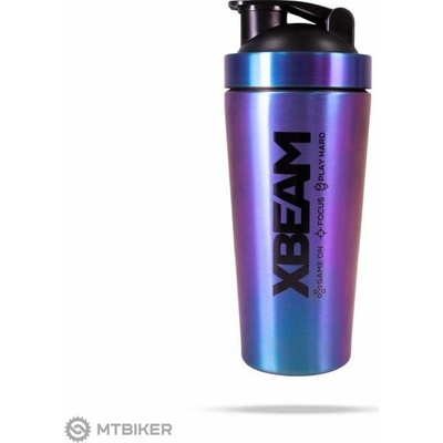 GymBeam XBEAM HoloShake Steel šejker, 739 ml, fialová