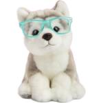 Studio Pets Плюшена играчка Studio Pets - Куче Хъски с очила, Улфи, 23 cm (6219) - baby