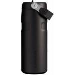 STANLEY 1913 Flip Straw drinking bottle with straw 0.47L - thermal mug cools for 8 hours - ice-cold for 40 hours - BPA-free - leak-proof - for cup holders - dishwasher safe - Black 2.0 - 100000112689