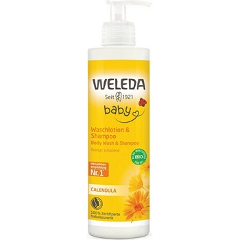 Weleda baby Měsíčkový mycí krém a šampon 400 ml
