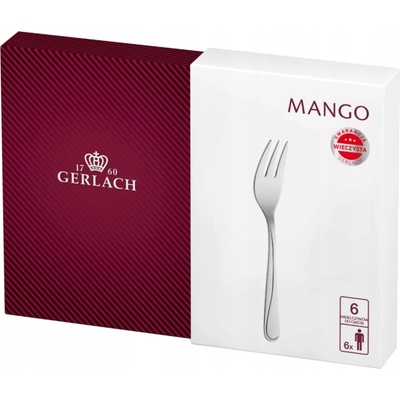 Gerlach Dezertní vidlička lesklá Mango 6 ks
