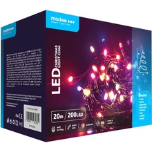 Modee Lighting LED vianočná reťaz 200 LED 20m multicolor