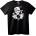 NOONEBRAND Тениска Банда Маймуни - 2XL, Black