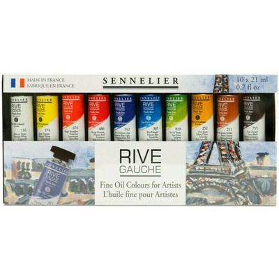 Sennelier sada olejových barev RIVE GAUCHE 10x21ml – Zboží Dáma