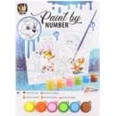 GRAFIX Malování podle čísel 2 listy A4 Pejsek a moře