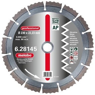 Metabo Diamantový rezný kotúč, 300x20,0 mm, professional, AP