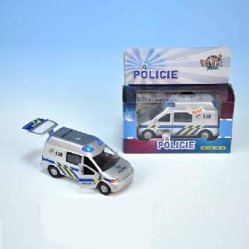 Kids Globe Auto Policie 14 cm kovové,se světlem a zvukem