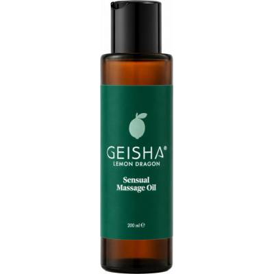 Geisha Sensual Massage Oil 200 ml lemon