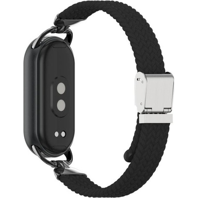 VSECHNONAMOBIL 115530 BRAIDED Nylonový řemínek pro Xiaomi Smart Band 10 / 9 / 8 černý