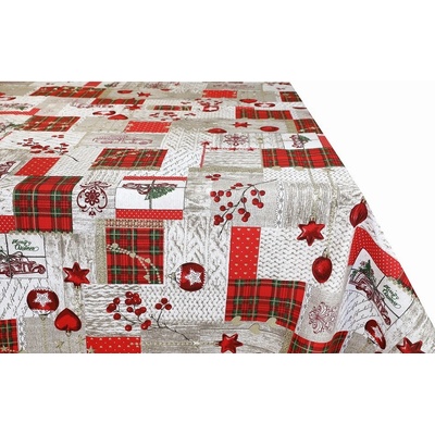 Made in Italy Vianočný obrus Christmas time 90x90 cm