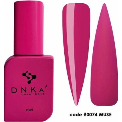 DNKa' Rubber Cover Base 0074 Muse 12 ml neonově růžová gumová báze