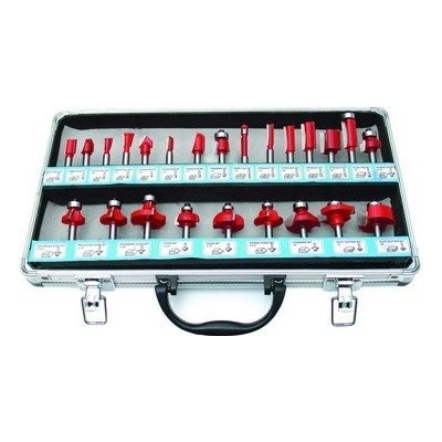 fréza tvarová do dreva 8mm sada 24ks