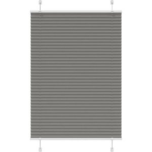 vidaXL Плисирана щора Антрацит 100x150 cm Ширина на плата 99, 4 cm (4015092)
