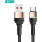 USAMS SJ536USB02 1, 2 м златен USB A-C кабел за зареждане (SJ536USB02)